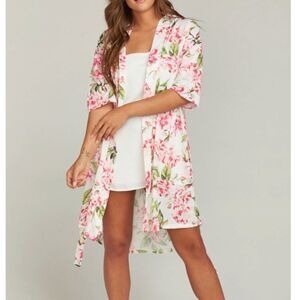 Show Me Your MuMu Robe Size OS Garden of Blooms Brie